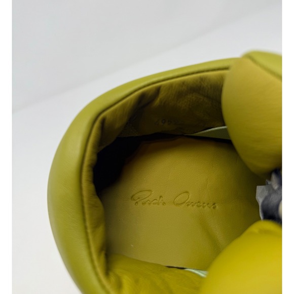 Rick Owens Mainline Padded Jumbo Lace Ramones Green Size 8 US 41 EU - Picture 8 of 8